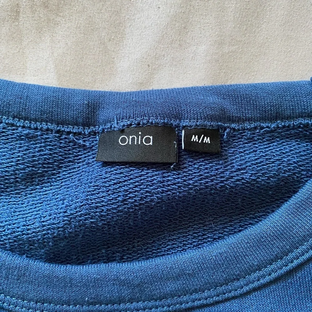 Onia Men's Blue and Orange Sweater size M - Picture 2 of 8